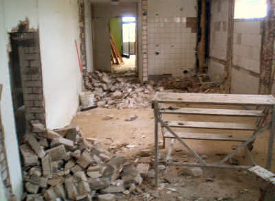 Ein Großteil der Innenräume wurde entkernt und neu aufgeteilt